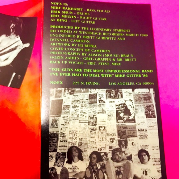 NOFX S & M Airlines cassette - Picture 6 of 12